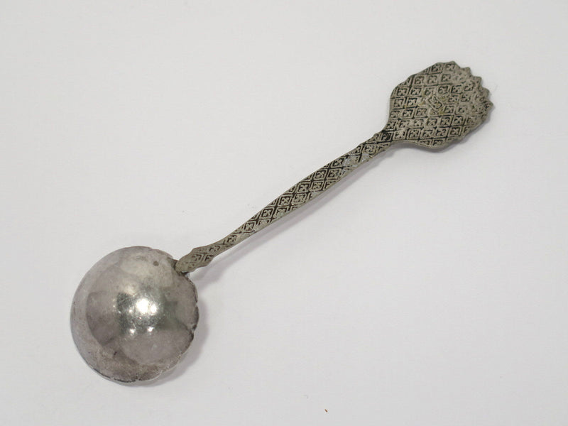 4 1/8 - European Silver Antique Continental Round Teaspoon