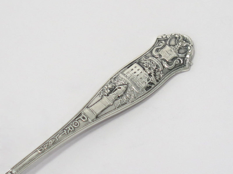 4 in - Sterling Silver Antique American "Portland" Teaspoon
