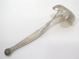 12.5 in - Sterling Silver Gilt Whiting Antique Floral Ornament & Shape Ladle