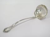 10 in - Sterling Silver Antique American Rose Ladle