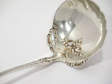 10 in - Sterling Silver Antique American Rose Ladle