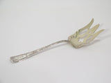 8 1/8 in - Sterling Silver Gorham Antique Openwork Floral Scroll Serving Fork