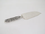 9 in - Sterling Silver Antique American Floral Openwork Cake/Pie Knife