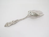 9 in - Sterling Silver Amston Antique "Gladstone" Pattern Floral Serving Fork