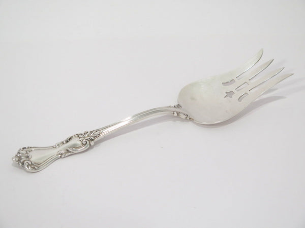 9.25 in - Sterling Silver Reed & Barton Antique Tulip-Shaped Serving Fork