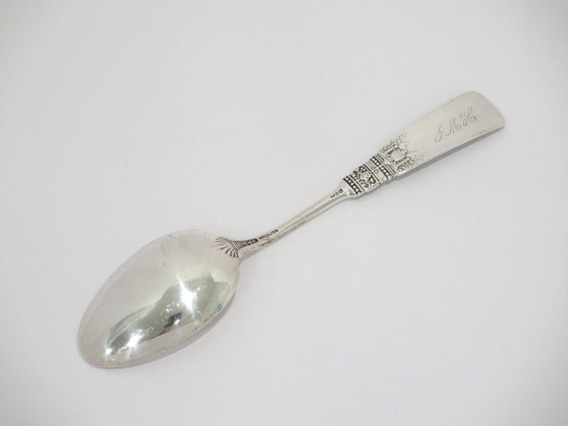 5 7/8 in - Sterling Silver Gorham Antique Fontainebleau Pattern c. 1880 Teaspoon