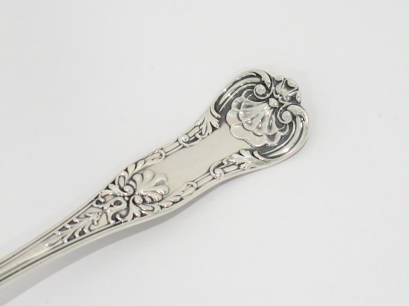 8 5/8 in - Sterling Silver Gorham Antique Floral Queens Pattern c. 1870 Spoon