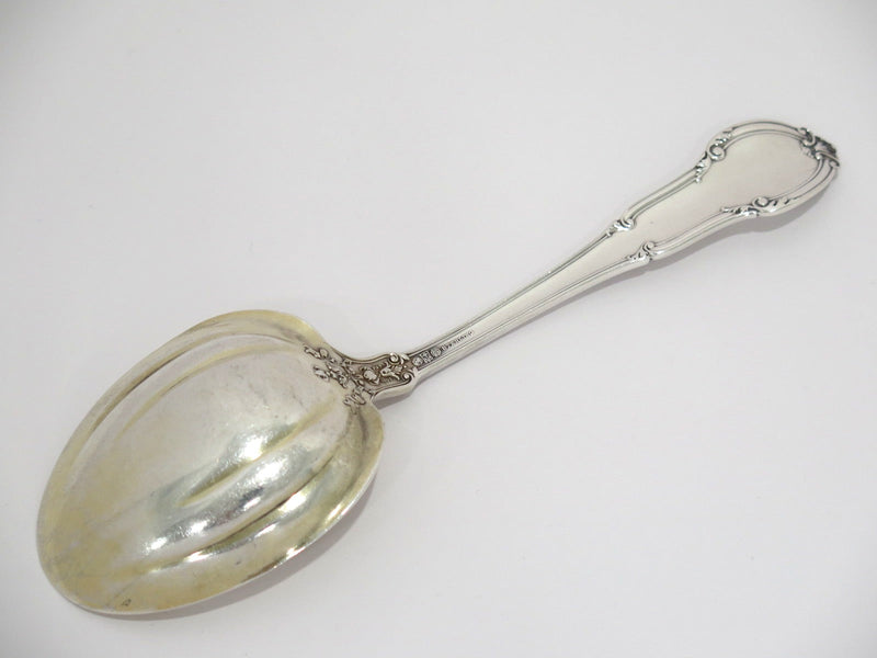 9 in - Sterling Silver Gorham Antique Floral Ornament Serving Spoon