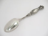 8 1/8 in - Sterling Silver Simpson, Hall, Miller & Co. Antique Lily Flower Spoon