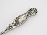 8 1/8 in - Sterling Silver Simpson, Hall, Miller & Co. Antique Lily Flower Spoon