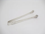 4 in - European Silver Antique Continental Scallop-Shaped Tips Sugar Tongs