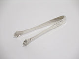 4 in - European Silver Antique Continental Scallop-Shaped Tips Sugar Tongs