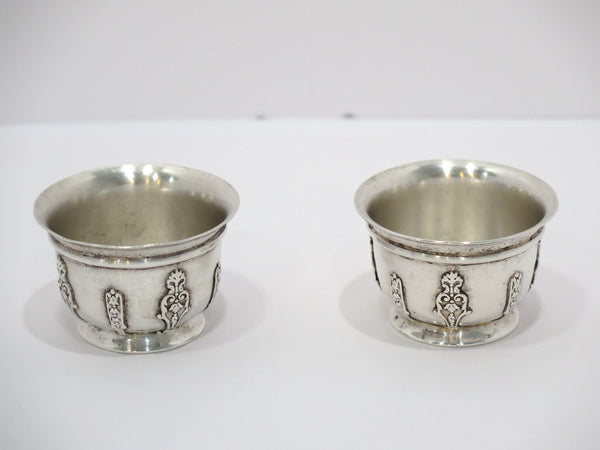 2 3/8 in - Sterling Silver G & S Co. Antique English 1900 Salt & Pepper Cellars