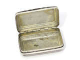 2 7/8 in - Sterling Silver Albert Coles & Co. Antique c. 1871 Ornate Snuff Box