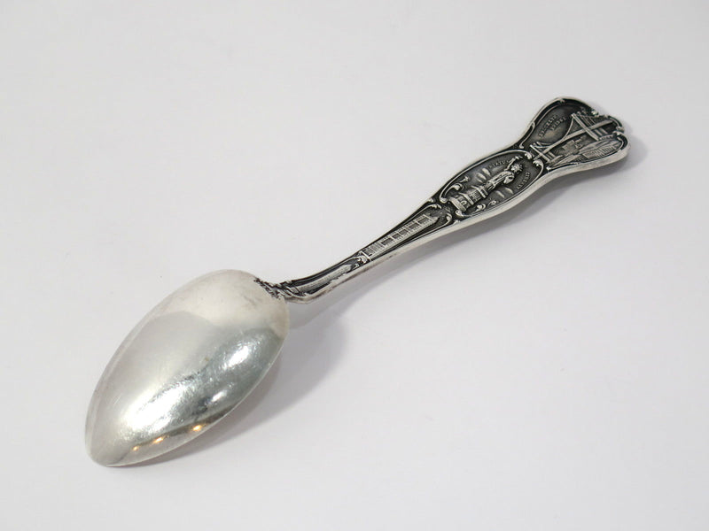 5 7/8 in - Sterling Silver Antique "New York" Souvenir Teaspoon