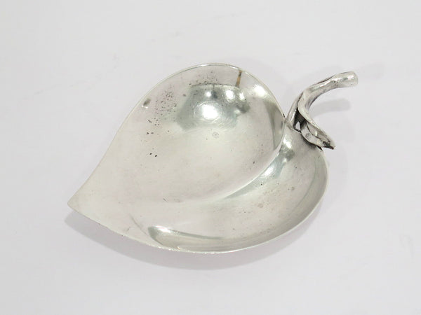 3.5 in - Sterling Silver Tiffany & Co. Antique Leaf-Shaped Candy Nut Dish
