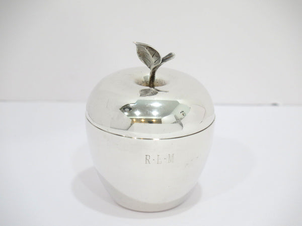 4.5 in - Sterling Silver Tiffany & Co. Vintage Apple-Shaped Jar