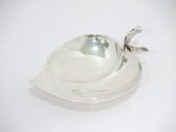 6 1/8 in - Sterling Silver Tiffany & Co. Antique Leaf-Shaped Candy Nut Dish