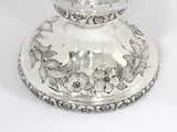 14 7/8 in - Coin Silver J. & W. Moir Antique c. 1852 Floral Repousse Pitcher