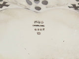 9.75 in - Sterling Silver Gorham Antique Heart-Shaped Openwork Candy Nut Dish