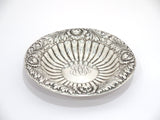 6 3/8 in - Sterling Silver Fuchs & Beiderhase Antique Floral Small Serving Plate