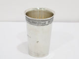 Set of 4 - 3 3/8 in European Silver Antique Swiss Schutzenfest Liquor Shot Cups