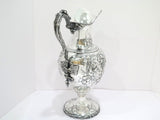 16 5/8 in - Sterling Silver William Kendrick Antique Grapevine-Decorated Ewer