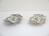 Pair of 5 3/8 in - Sterling Silver Gorham Antique Daffodil Candy Nut Dishes