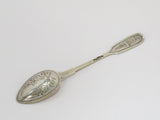 Pair of 5.5 in - 84 Silver Gilt Antique c. 1892 Russian Teaspoons