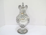 12 5/8 in - Coin Silver Galt & Bro. Antique c. 1854 Grapevine Pitcher