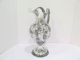 14 5/8 in - Sterling Silver J.F. Fradley & Co. Antique Grapevine Pitcher