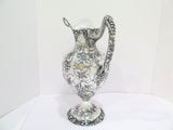 14 5/8 in - Sterling Silver J.F. Fradley & Co. Antique Grapevine Pitcher