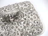 11.25 in Sterling Silver Jacobi & Jenkins Antique Floral Repousse Hot Food Dish