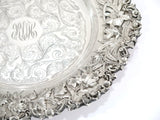 15 in - Sterling Silver S. Kirk & Son Antique Museum-Level Floral Repousse Plate