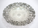 Four 7.25" Sterling Silver Bailey, Banks & Biddle Antique Floral Cake Stands