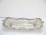 11.5 in - Sterling Silver Jacobi & Jenkins Antique Floral Repousse Dish