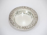 5 in - Sterling Silver S. Kirk & Son Antique Floral Repousse Serving Plate