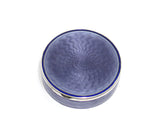 2.5 in - Sterling Silver Antique English Purple Guilloche Box