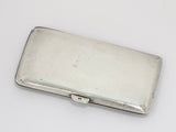 3.25 in - 950 Silver Blue Enamel Antique French c. 1913 Cigarette Case