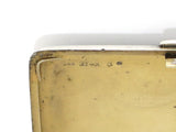 3.5" 900 Silver Green Guilloche Georg Adam Scheid Antique German Cigarette Case
