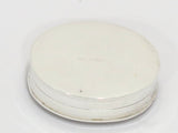1 3/8 in - Sterling Silver Vintage London Import Mark Carnelian Oval Pill Box
