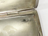 3.25 in - 950 Silver Blue Enamel Antique French c. 1913 Cigarette Case