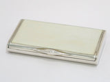 3.5" 900 Silver White Guilloche Georg Adam Scheid Antique German Cigarette Case