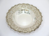 9.75 in - Sterling Silver S. Kirk & Son Antique Floral Repousse Serving Bowl