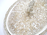 11 3/8 in Sterling Silver Baltimore Antique Floral Repousse Covered Serving Dish