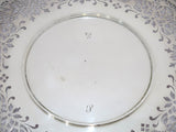 15 in - Sterling Silver Gorham Antique Floral Openwork Large Platter