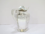 9.25 in Sterling Silver Dominick & Haff Antique Floral Scroll Hexagonal Pitcher