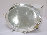 12 in - Sterling Silver Gale & Son Antique c. 1850 Ornate Footed Oval Tray