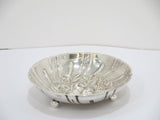 5.75" Sterling Silver S. Kirk & Son Antique Fruit Flower Repousse Candy Nut Dish