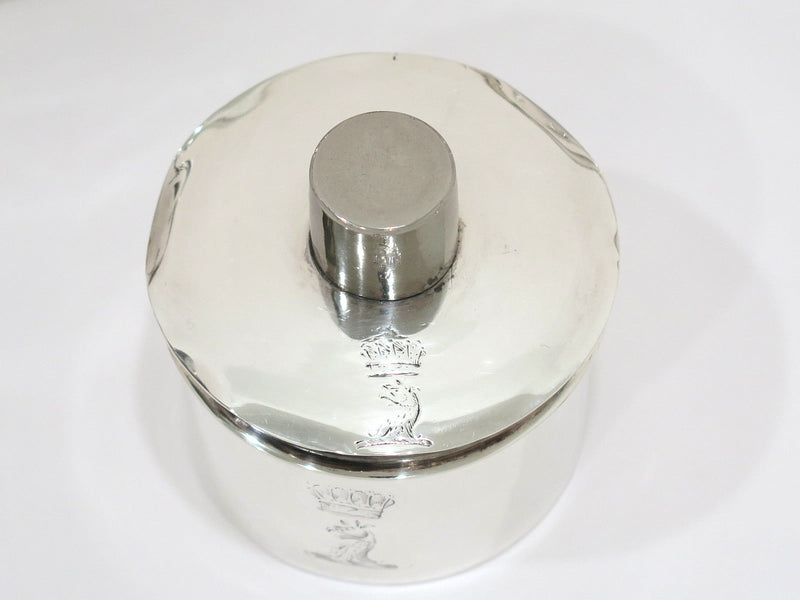 Sterling Silver Antique English 1773 Heraldic Coat of Arms Griffin Samovar